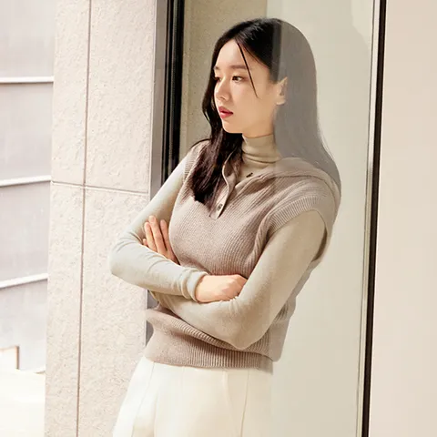 [최초가 59,900원] 24FW 글로시 쉬어 터틀니트 3종