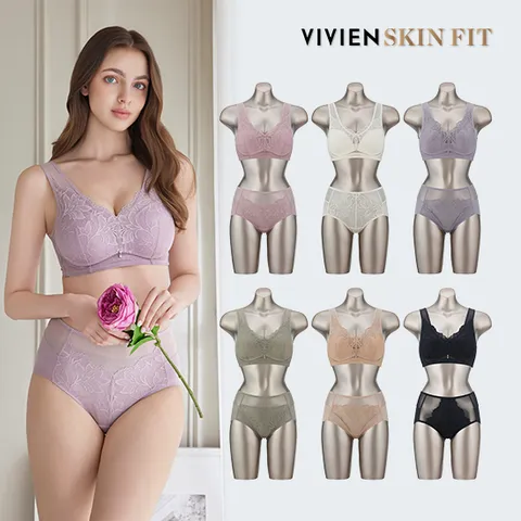 FREE FIT 컴포트 실루엣 브라팬티 6세트
