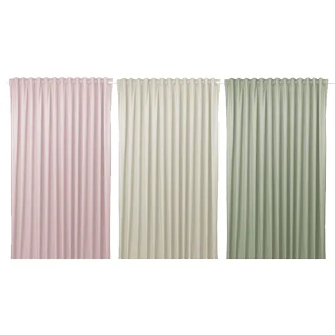 BENGTA 벵타 암막커튼 1종 210x250cm 커튼테이프 포함/거실커튼/암막커텐/창문커튼