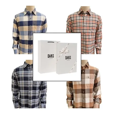 [양말2족기프트]24년 닥스 FW 가을/겨울 기모 셔츠남방 모음DKW3SHCL-23ZY