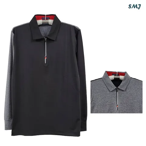SMJ1292 남자 긴팔 카라 티셔츠 중년 남성 긴팔티 봄 가을
