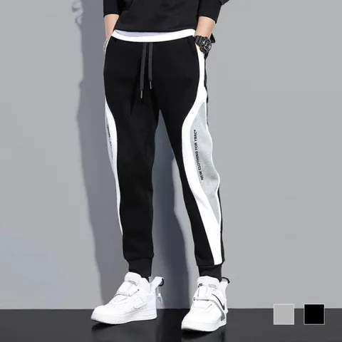 남자 모양 트랙수트 콘트라스트 포인트 팬츠 (10451012)