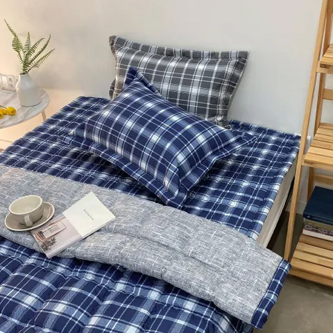 체크 마이크로화이바 슈퍼싱글 차렵이불 침구세트 이불세트 차렵이불세트 차렵침구세트