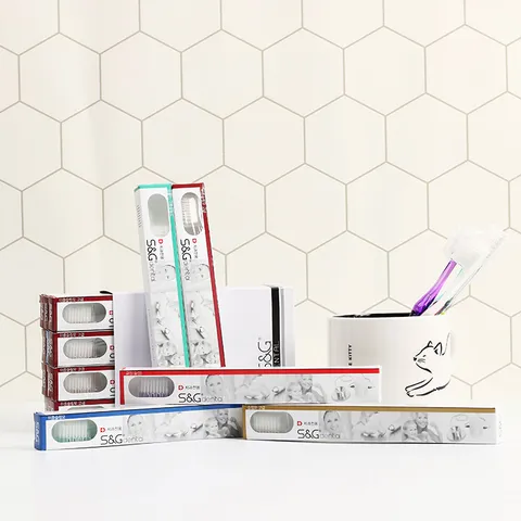 [S&G Dental] 기능성 치과칫솔 슬림모혼합(이중+고급이중+미세) 12개입(1세트)