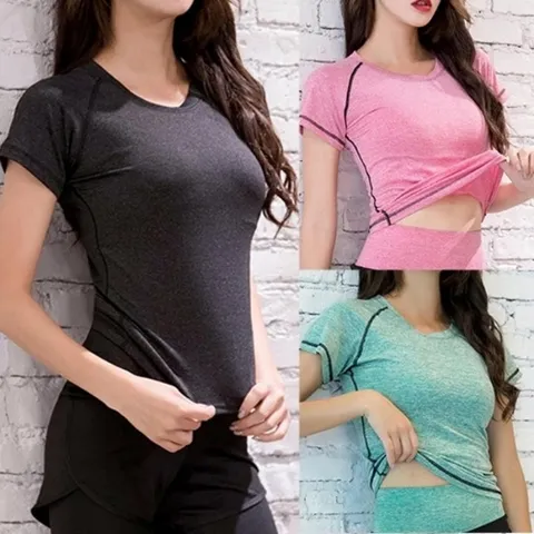 |CMT6B3A|라미앨 여성 스포츠 운동 숏슬리브 베이직 티셔츠_18175318_597559