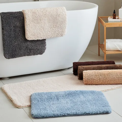 한빛카페트 소프트 코지 터프팅 발매트 욕실 주방매트 2size