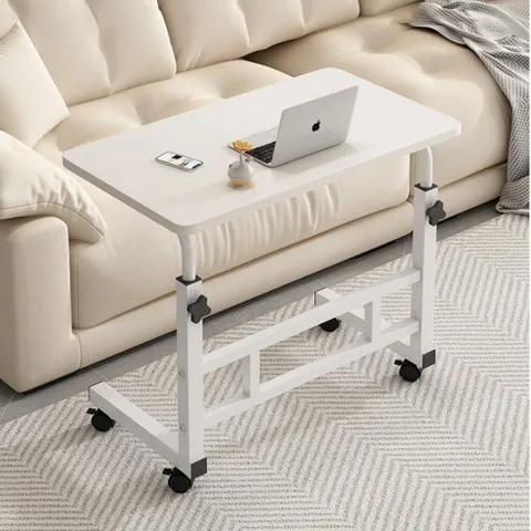 높이조절 사이드테이블 이동식 거실 침대 간이60X40 높이조절테이블 보조테이블