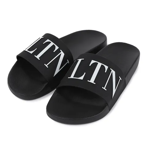 [명품] 발렌티노 VLTN 블랙 슬리퍼 4Y2S0873 SYE 0NI