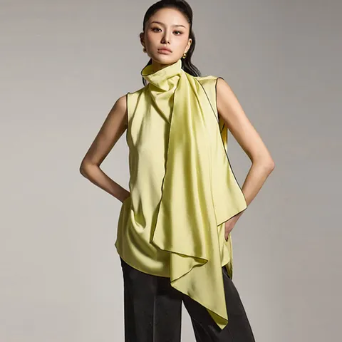 B9195 새틴 블라우스
