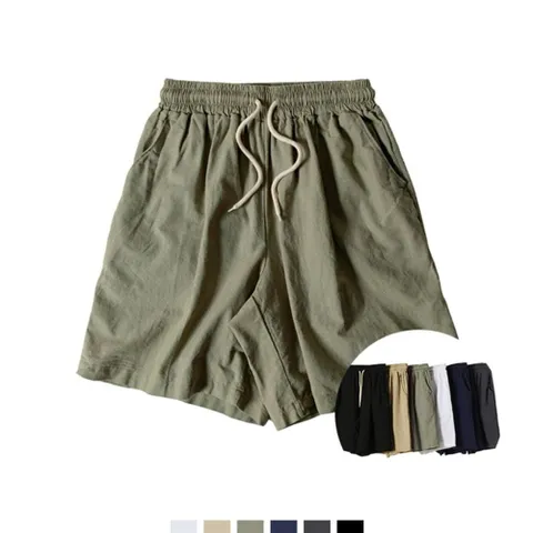 밴딩바지 린넨바지 린넨 면바지 오버핏 린넨팬츠 면바지  린넨바지  린넨팬츠  스판바지