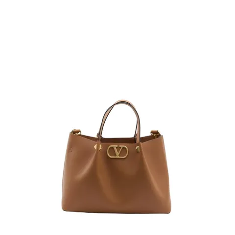 가라바니 여성 브라운 미디움 토트백 8W2B0T01 LSX CAC