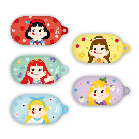 프린세스페코 패턴 갤럭시 버즈 하드젤리케이스