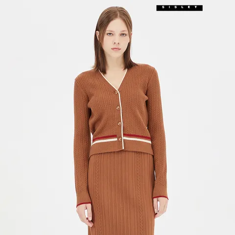 아울렛 르누 케이블 니트 가디건 SAKC08341_CA