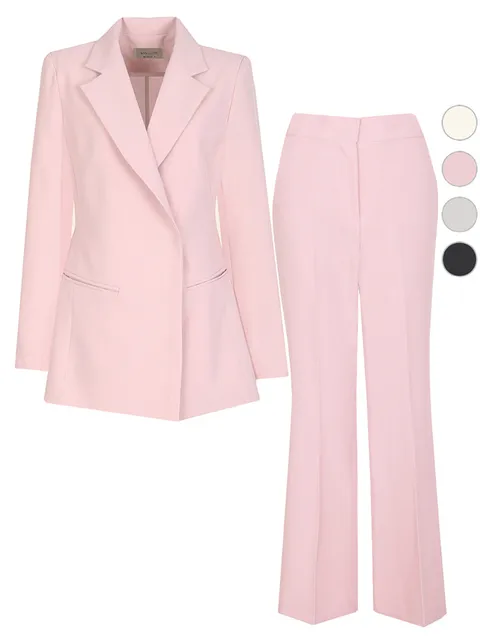 SET 여성 아르나 봄여름 정장 자켓+부츠컷 팬츠 세트
