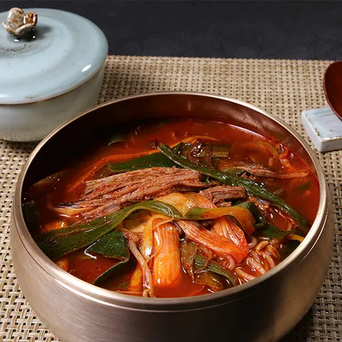 내일도착 [금강수림] 전통육개장1kg 2팩 4~6인분 간편식 수제밀키트 양재동 맛집