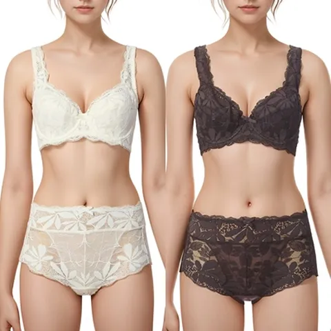부직포 풀컵 브라 부인용 레이스팬티 세트ABR4438 ABP4438