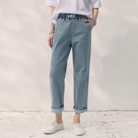 [RR]비죠 세미배기 밴딩팬츠_blue