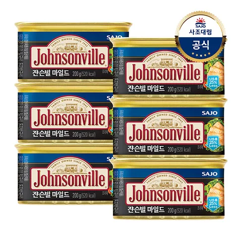 쟌슨빌 마일드 200g 6개