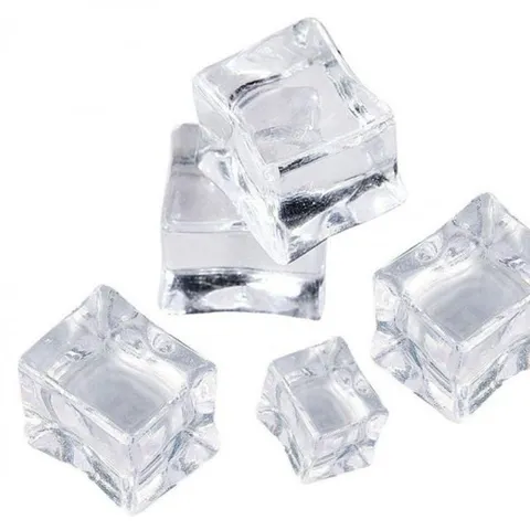투명 인기 아크릴 얼음 모형 감성 30mm 1봉지(20개) 가짜얼음 얼음모형 아크릴얼음 얼음모양