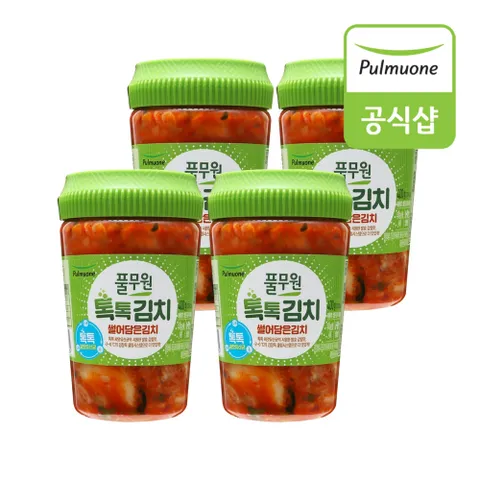 톡톡 썰어담은김치(400g) x4개