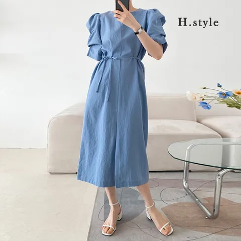 [하프클럽/에이치스타일]TK/린넨우아원피스/여름/린넨/마/쉬폰