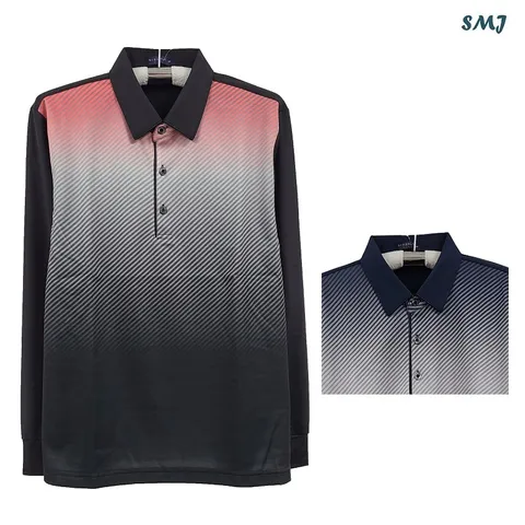 SMJ1293 남자 긴팔 카라 티셔츠 중년 남성 긴팔티 봄 가을