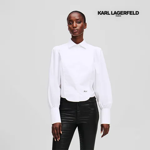 [A1W11016] 칼라거펠트 포플린 셔츠