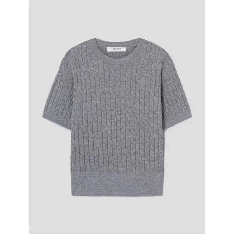 케이블 반소매 풀오버  그레이 (325851LY33)