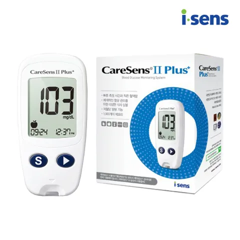 케어센스2 플러스 혈당측정기 혈당계 혈당체크기