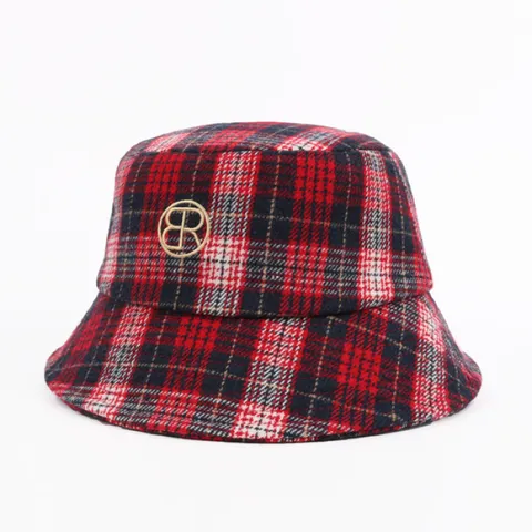 [롯데백화점][블랙리클루시브]성인 남여공용 체크 벙거지 (BK26UGC008)