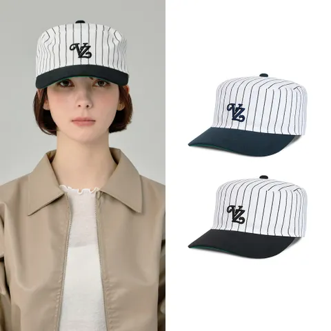 리프 VZ 모노그램 스트라이프 필박스 캡 (2Colors)