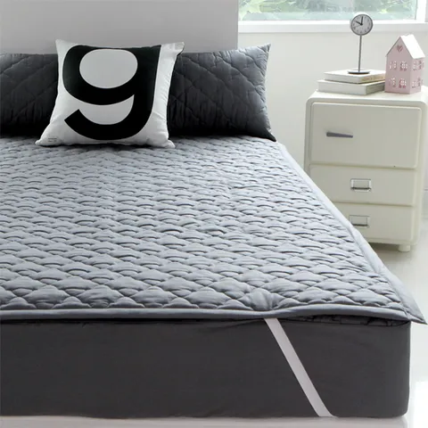 순면 누빔 고정밴드 침대패드 매트리스 이불패드 슈퍼싱글 110X200