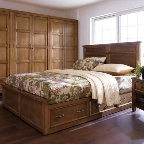 디자인벤처스 휴버트 우드서랍침대Q매트제외