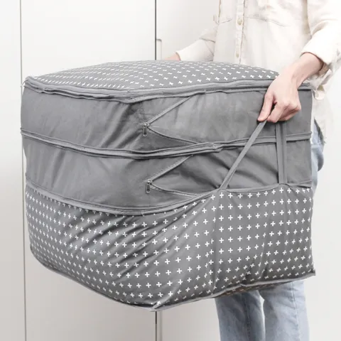 크로스 확장형 이불 정리함 2P