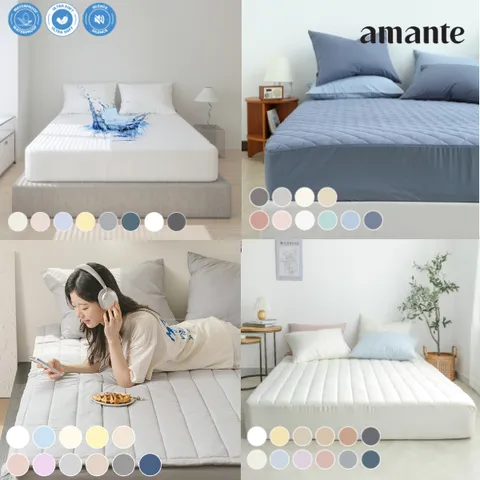 순면 알러지케어/방수 매트리스커버/침대패드 SS/Q/K/SK