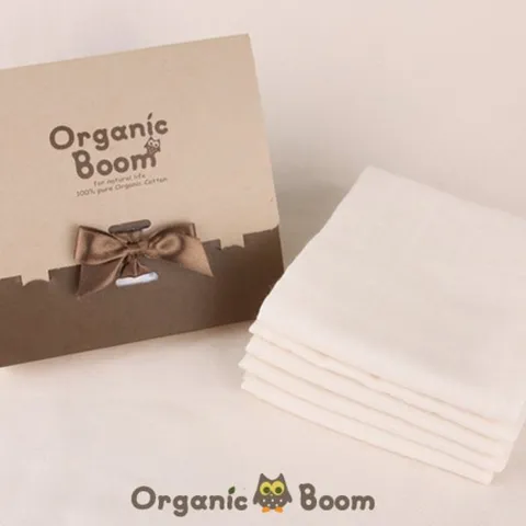 오가닉붐_착한 유기농 손수건 5장