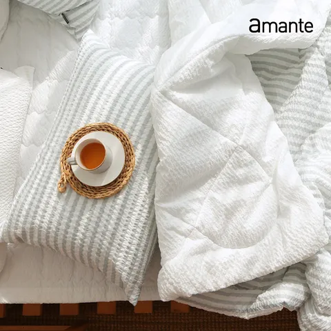 아망떼 시어서커 리플 이불베개세트/패드세트