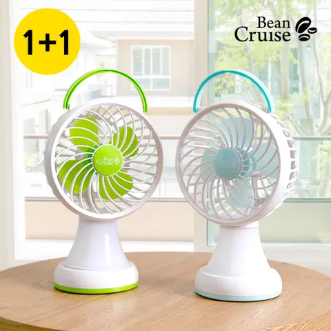 [1+1]휴대용 무드등 5인치 USB 선풍기(랜덤 발송 )