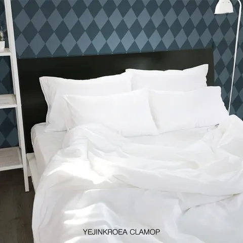 클라모프 120수 순면 호텔 시트커버 세트