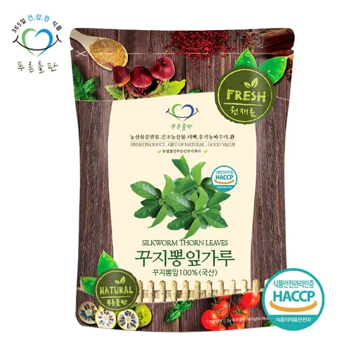 국내산 꾸지뽕 잎 분말 가루 100% haccp 인증 100g