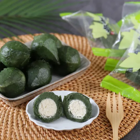 거문도의 해풍쑥으로 만든 쑥떡 쑥개떡 송편