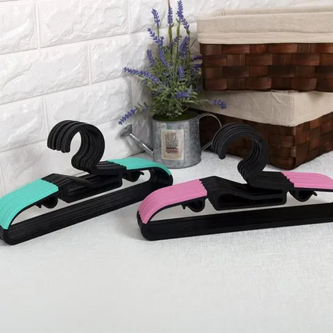 유아 논슬립 옷걸이 50P 블랙