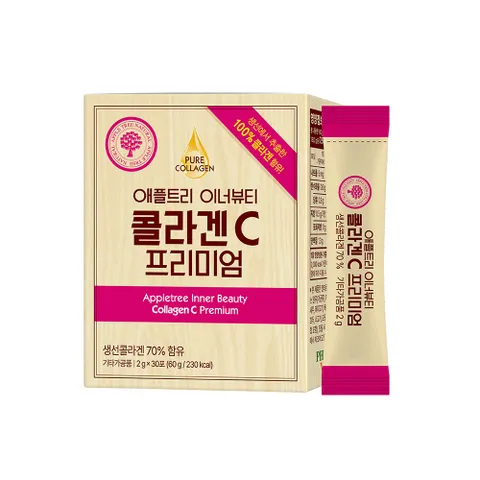 이너뷰티 콜라겐C 프리미엄 저분자 피쉬 콜라겐 펩타이드 콜라겐분말 1박스