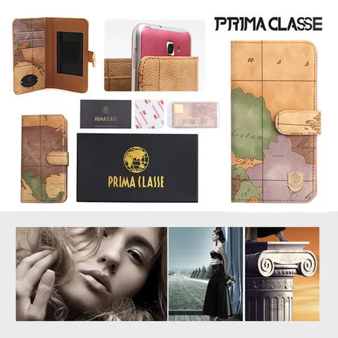 프리마클라쎄 핸드폰 멀티기종 가죽 지갑케이스