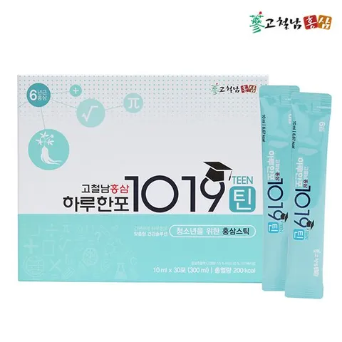 전체식 청소년홍삼스틱 1019틴 10ml x 30포