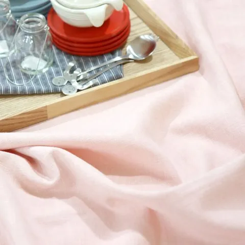 레브라이프 내츄럴 린넨 식탁보 2인용 살구핑크