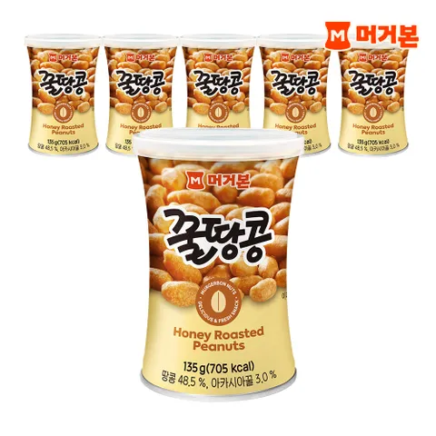 꿀땅콩 135g 6캔