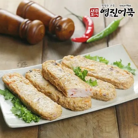 부산 영진어묵 수제매운오징어어묵바 340g 5입