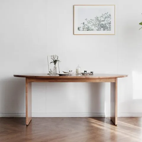 블랙러버 A형 타원식탁/테이블