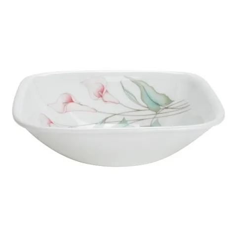 코렐 백합 사각 샐러드볼 소13.0cm